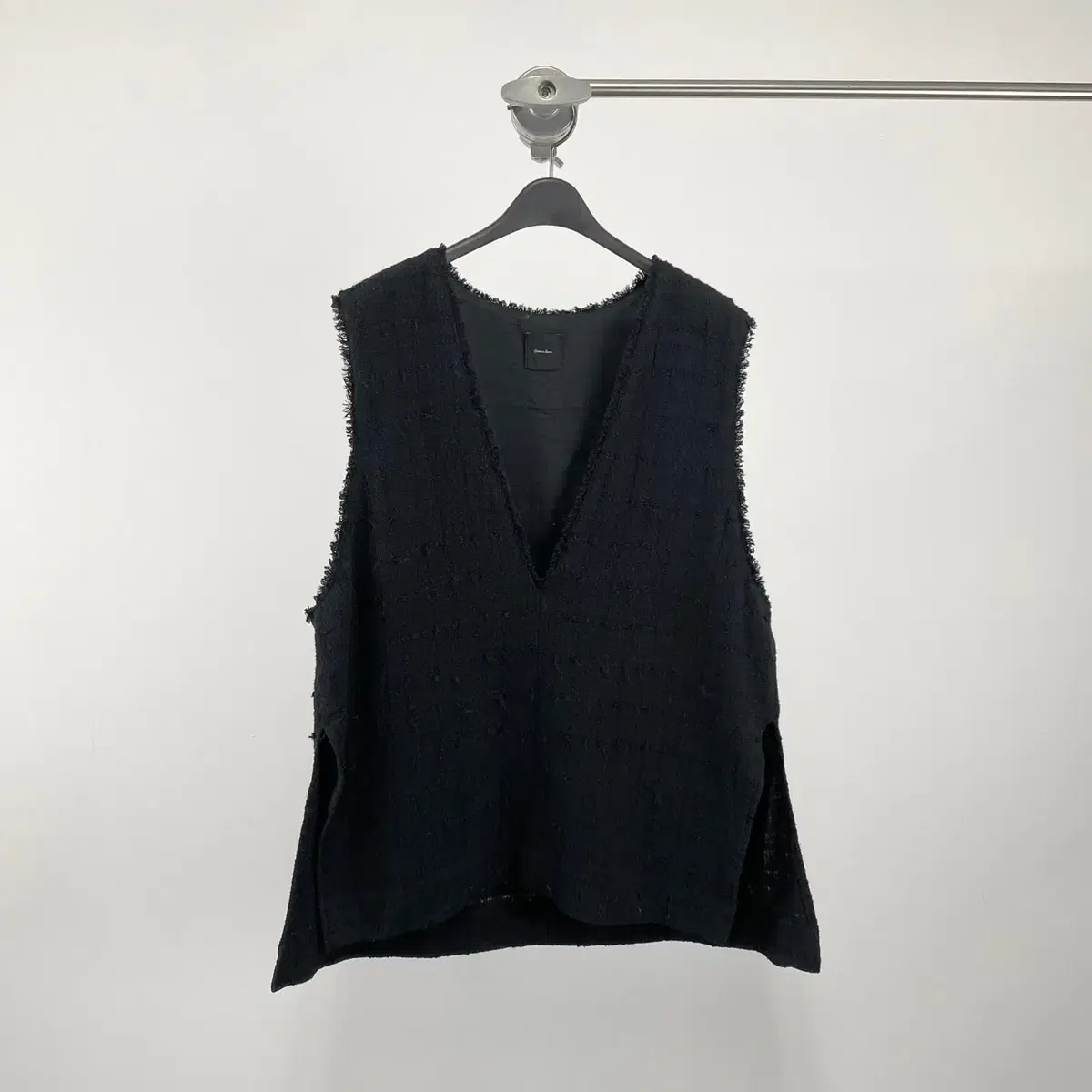 vintage spick and span tweed patterned vest