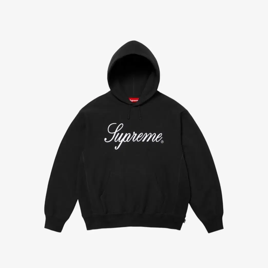 Supreme Embroidered Script Hooded Sweats