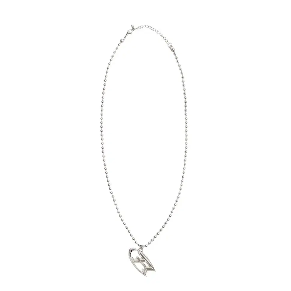 Half Moon Necklace - Silver 락케이크