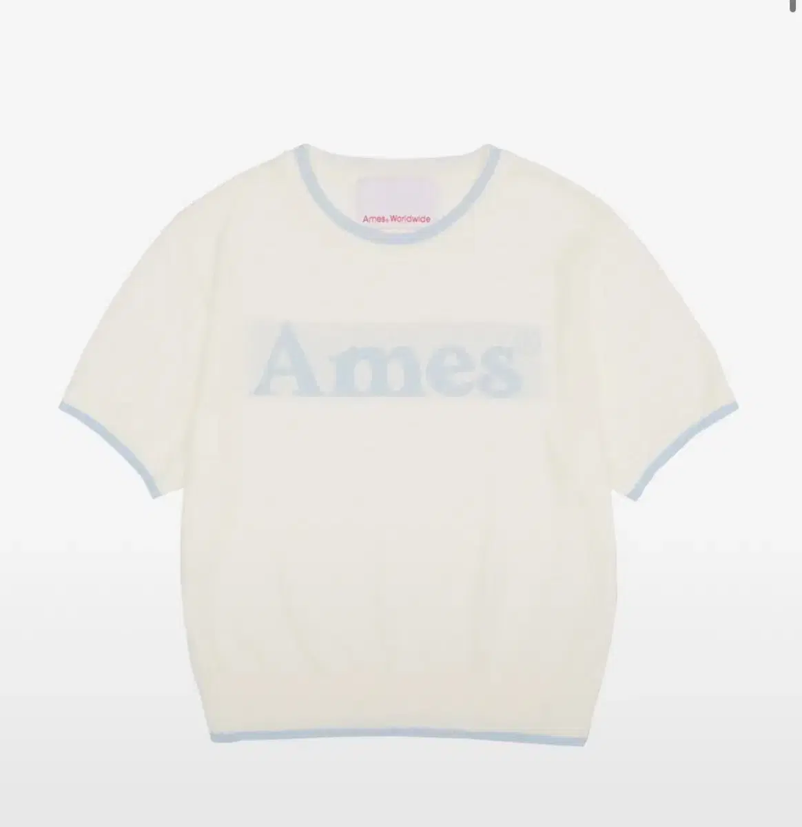 Ames Worldwide Knit Ivory basic logo knit ivory