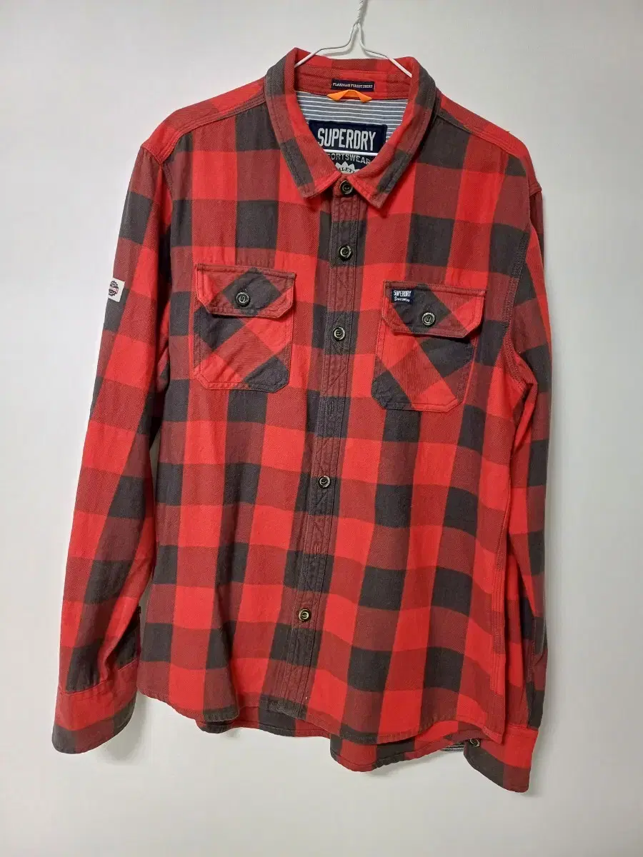 Men's Superdry Workwear Denim Check Shirt (105)