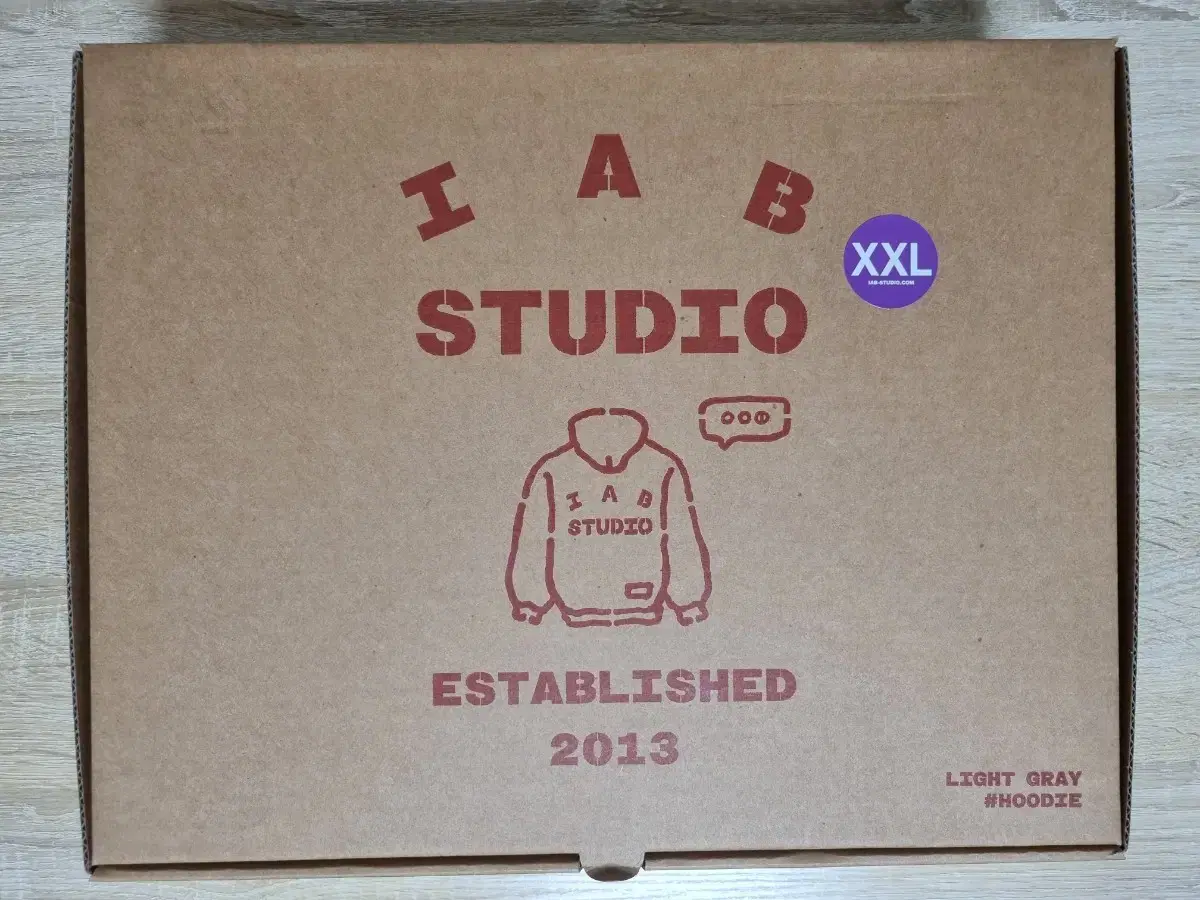 [Sold][XXL]iApp Hoodie Light Gray