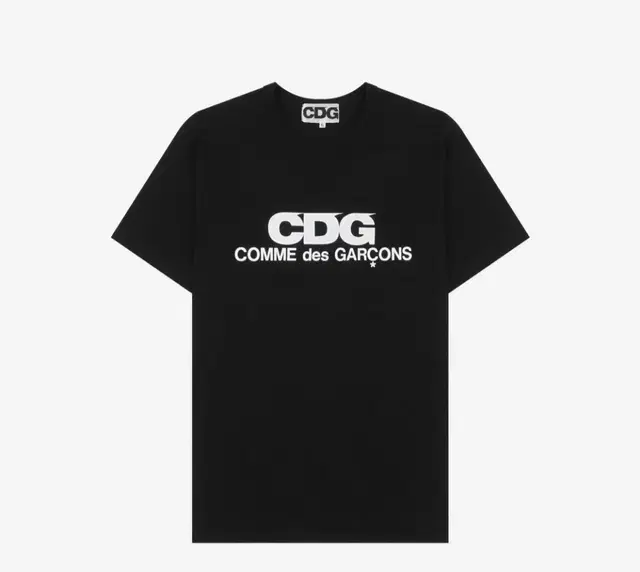 CDG Logo T-Shirt Black (small size)