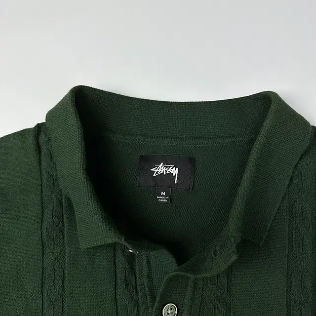 STUSSY Chain L/S Knit Polo 스투시 니트 폴로 셔츠