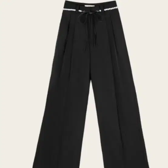 르플레인) Premium Black Slacks (Short)