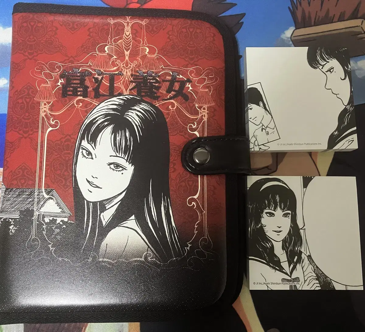 Junji Ito Tomié Book Pouch Book Cover Notepad Set + Dome