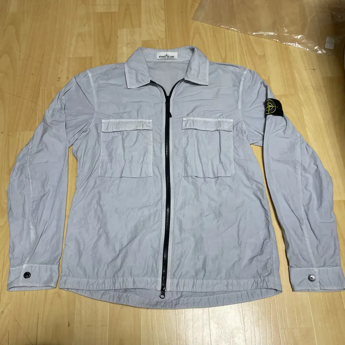 [M] Stone Island Naslan Overshirt 20ss Ice Blue