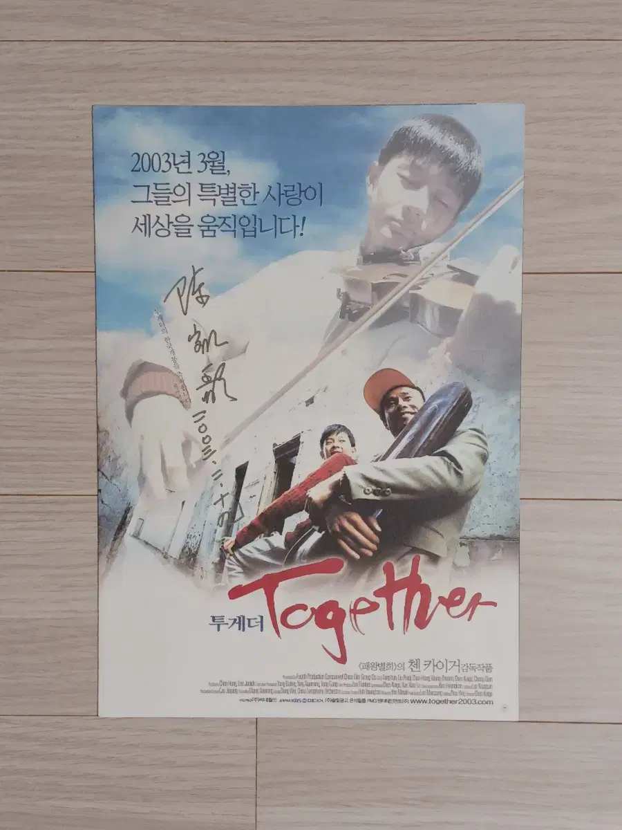 Director Chen Kai-ge's Together (2003) (2nd edition) flyer