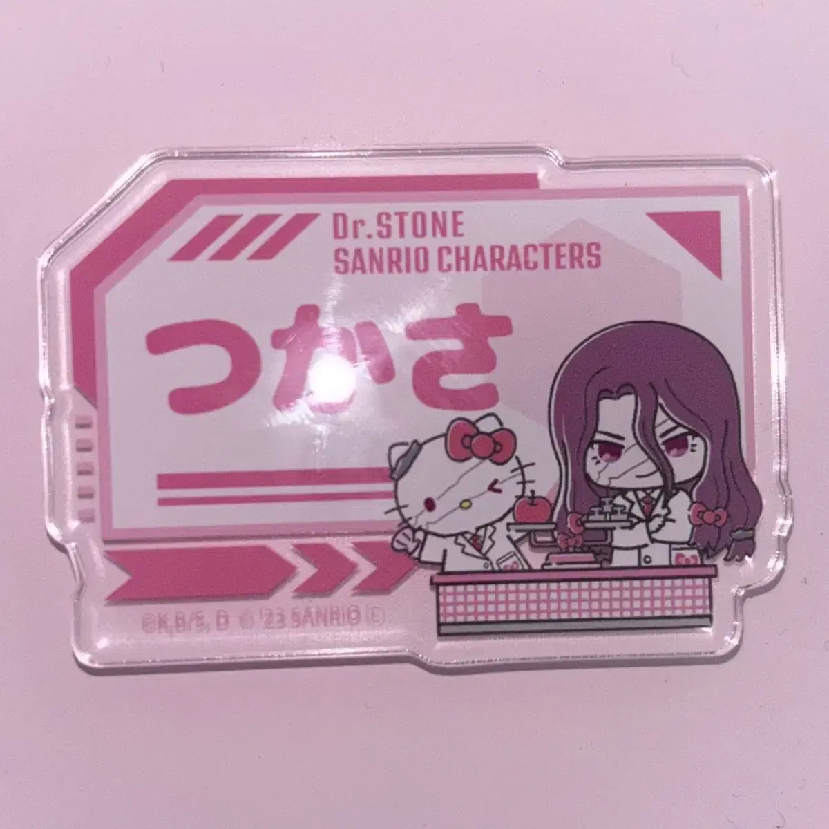 Dr. Stone Tsukasa Sanrio Hello Kitty acrylic Name Badge sell School Board