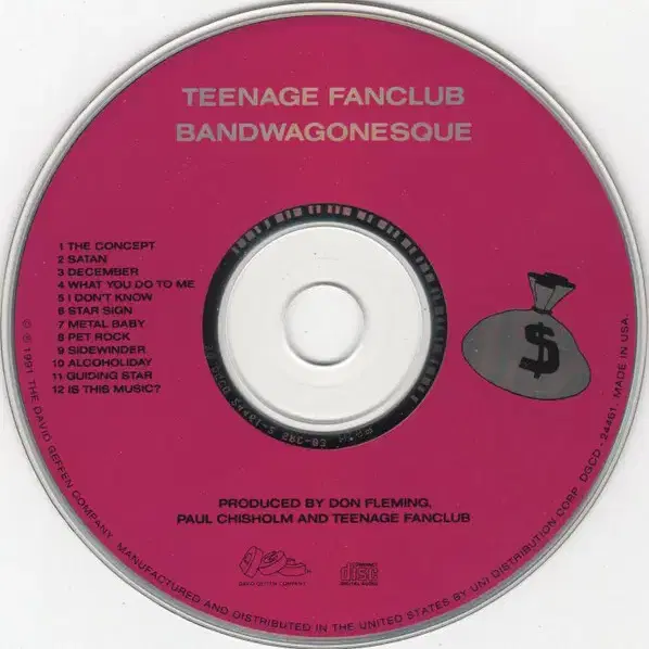 Teenage Fanclub-Bandwagonesque(CD)미국반NM-