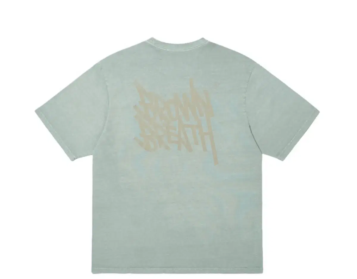 Brownbreath TAG PIGMENT TEE Short-sleeved T-shirt in gray