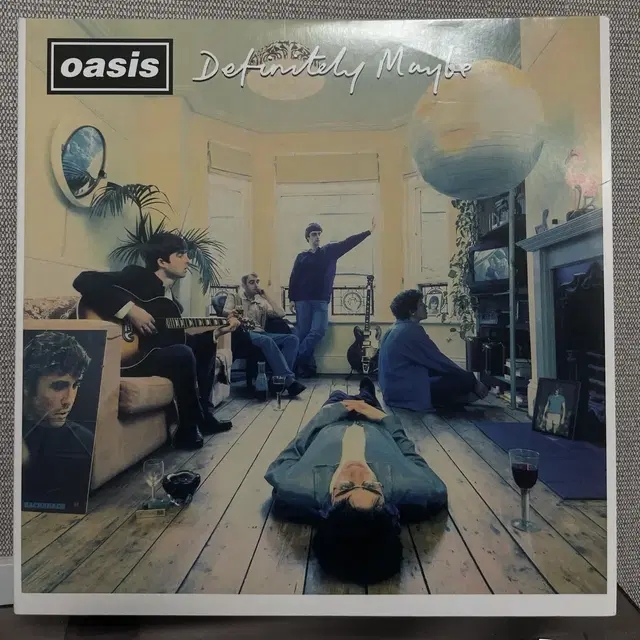 oasis lp 25주년 실버 한정반 definitely maybe