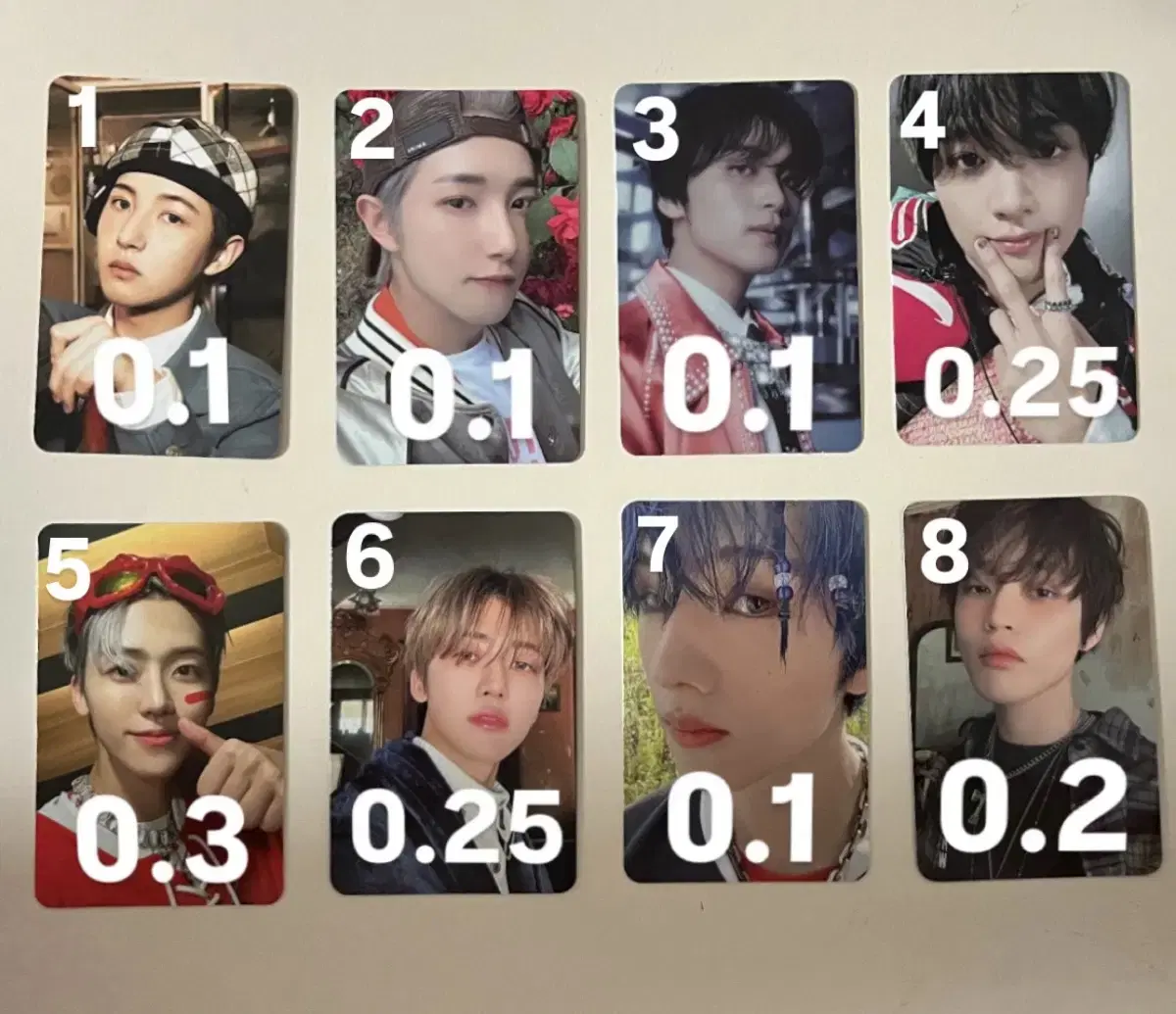 NCT ISTJ Itty Bitty Candy Fact Check haechan jaemin jisung renjun chenle photocard