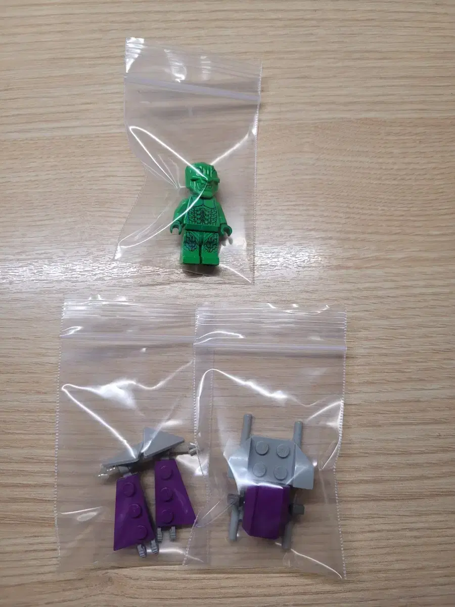 Genuine LEGO Old Green Goblin + Genuine Hoverblade