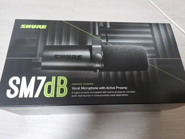 SHURE 슈어 SM7dB 마이크