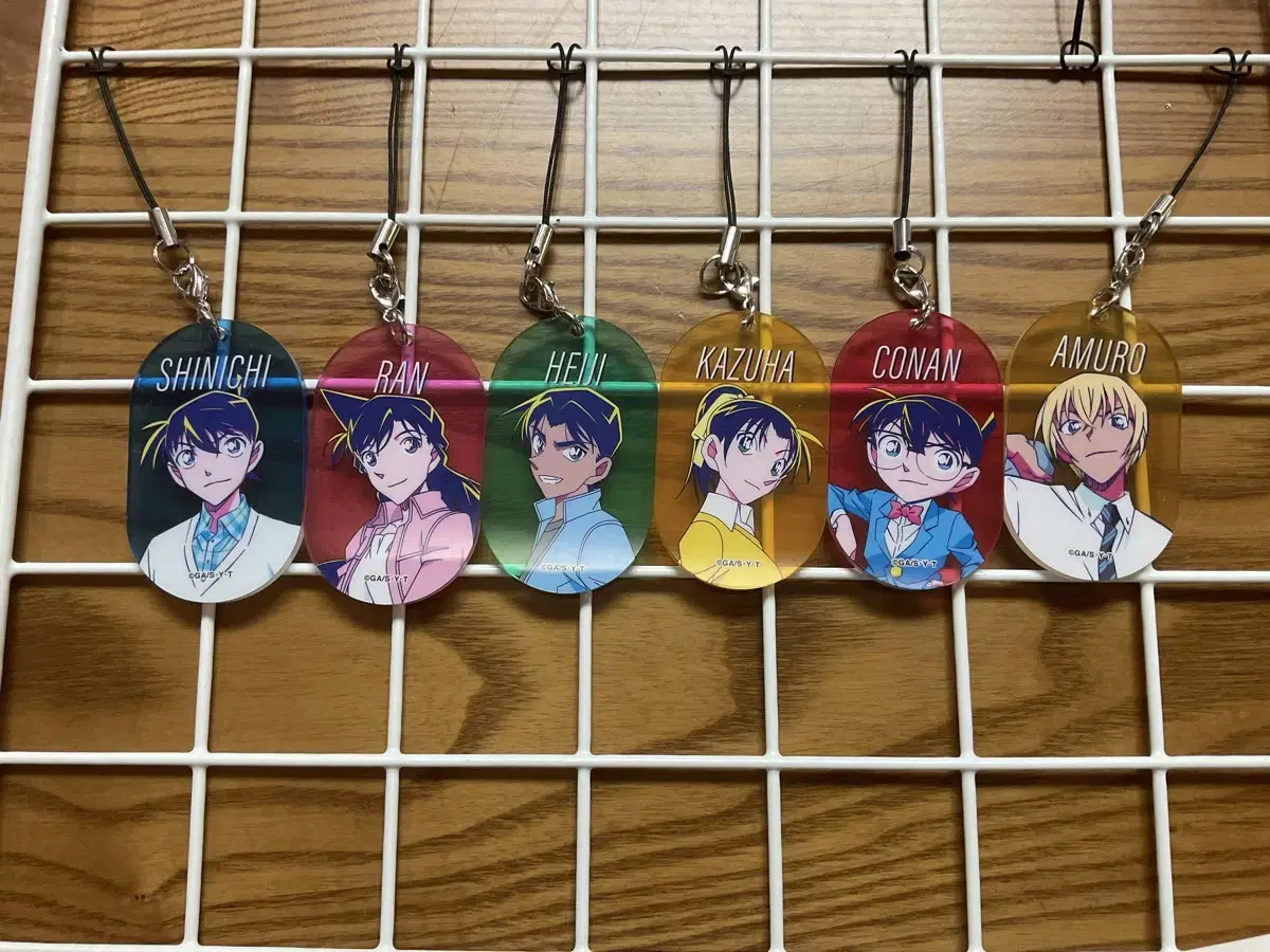 Detective Conan Gacha acrylic keyring Amuro Shinichi Conan Heiji etc.