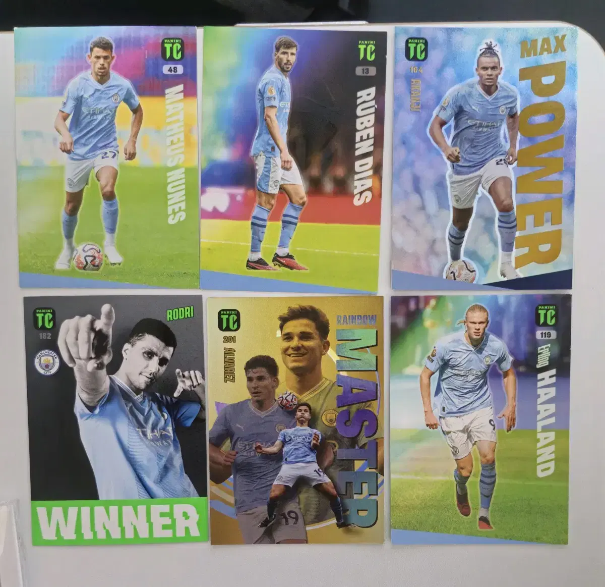 Man City Panini Toppers for sale