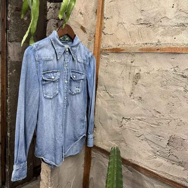 RODEO CROWN western denim shirt