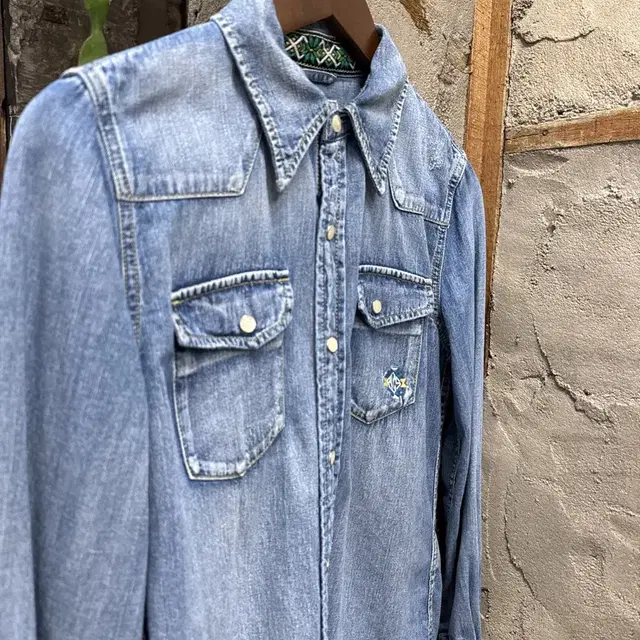 RODEO CROWN western denim shirt