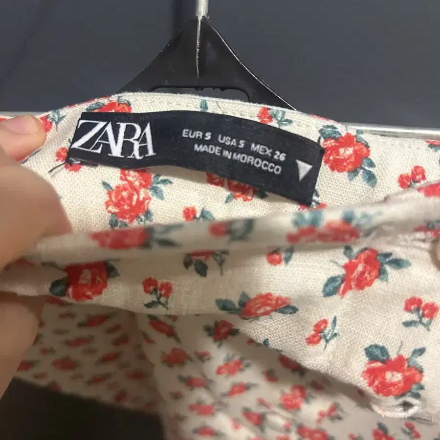 자라 zara 꽃무늬 스커트 치마