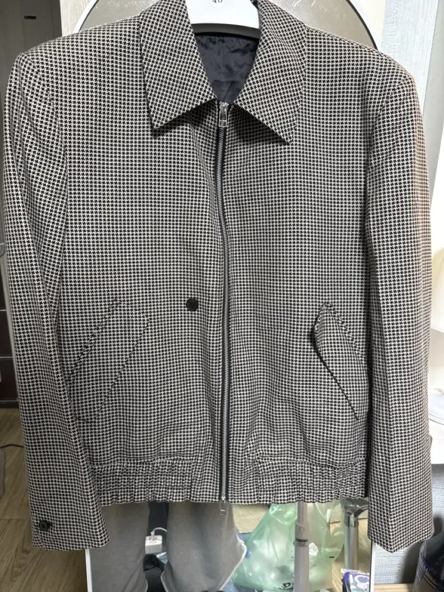 Typing Mistake Button-up Bloomsbury Houndstooth Jacket