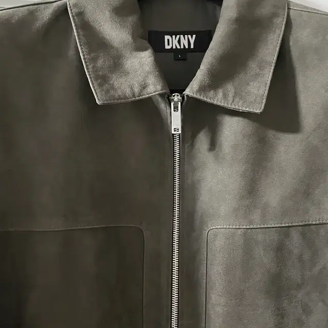 DKNY 스웨이드 블루종 L 올리브