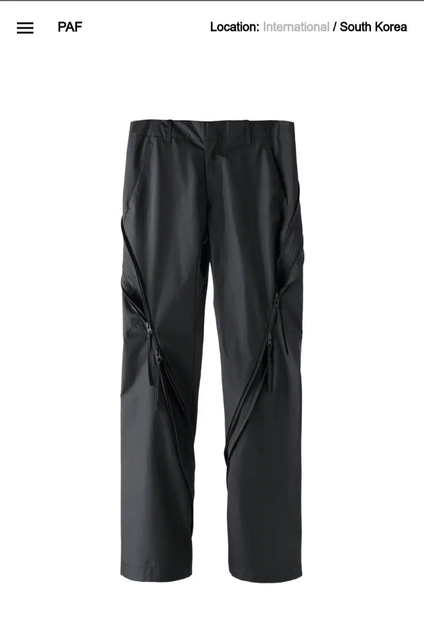 [ M ] 7.0 TECHNICAL PANTS CENTER BLACK