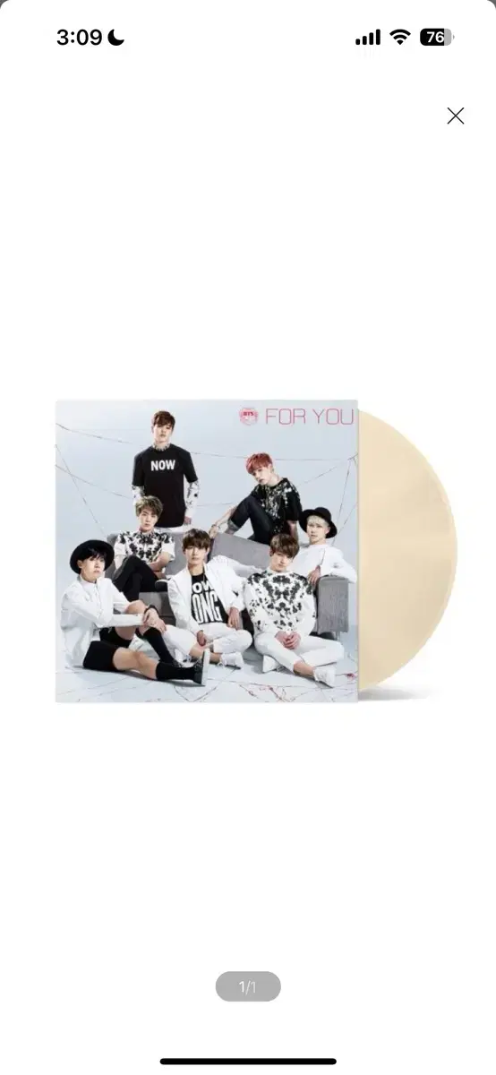 LP) 방탄소년단 (BTS) - FOR YOU (투명 퓨어 컬러 LP)