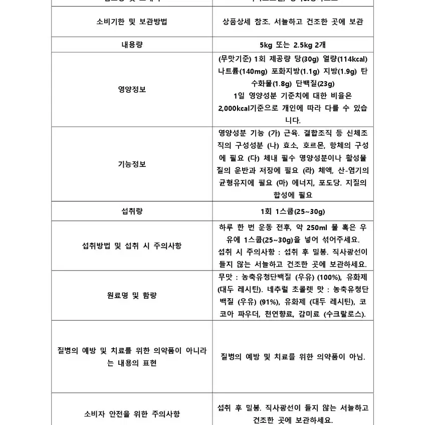 마이프로틴 임팩트 웨이 프로틴 5kg + 사은품