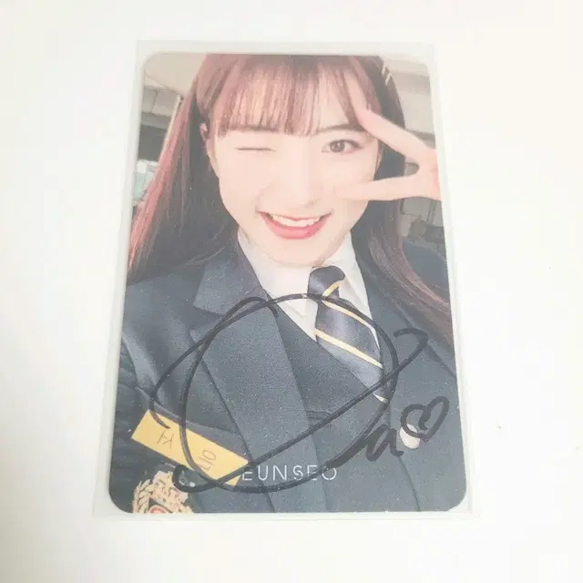 [signed] 우주소녀 은서 너닿 싸인 공방 포카