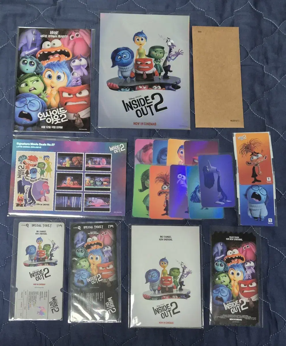 Below cost) Inside Out 2 Movie pre-order benefit Transportation card and others bulk
