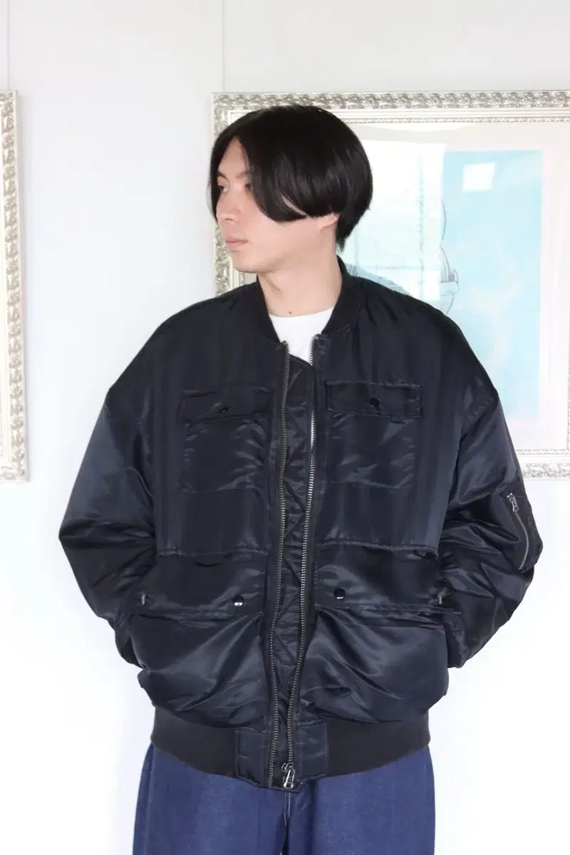 프레시서비스 five pocket bomber jacket