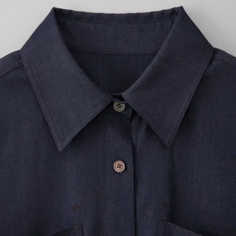 레이스 RRACE Stitch Overfit Shirts_Indigo