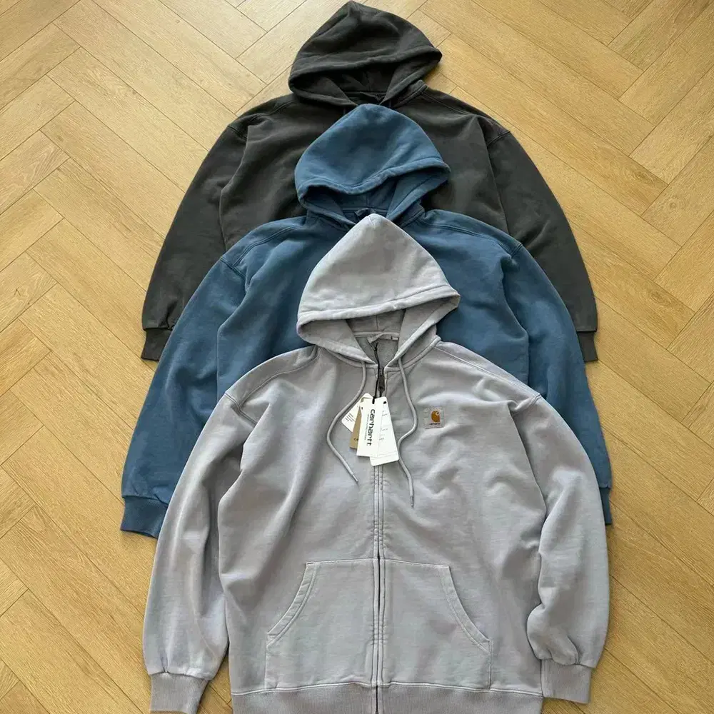 (NEW)Calhart Hooded Zip Up winter Vista Jacket Garment Dyed