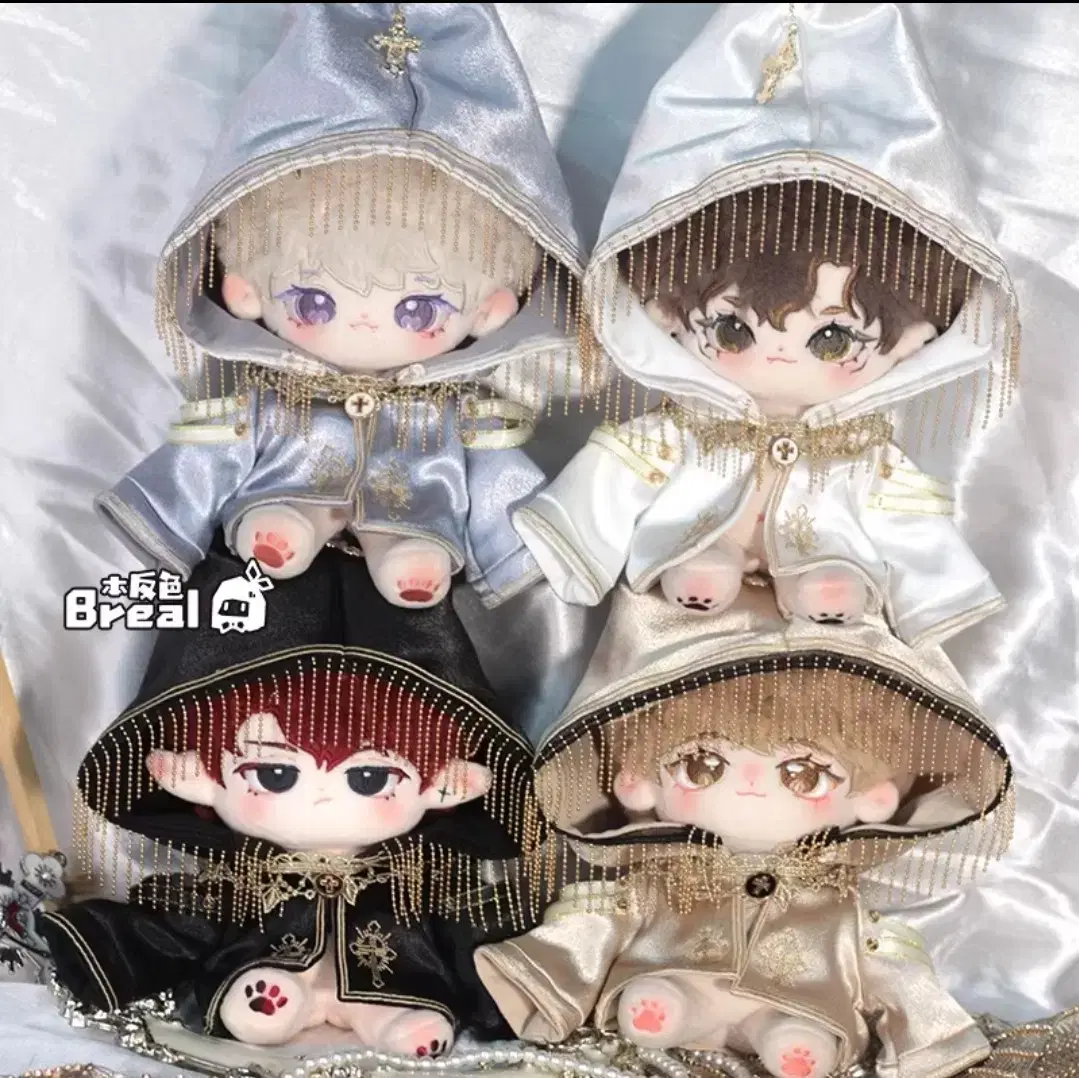 Gold Chain Wizard Scarf Cotton Doll Clothes doll clothes 20cm Cotton Doll Clothes 20cm