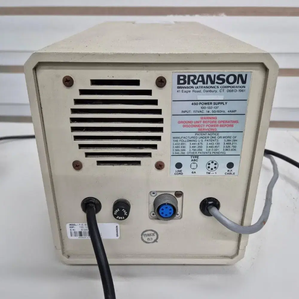 BRANSON SONIFIER 450 / 102 초음파 파쇄기