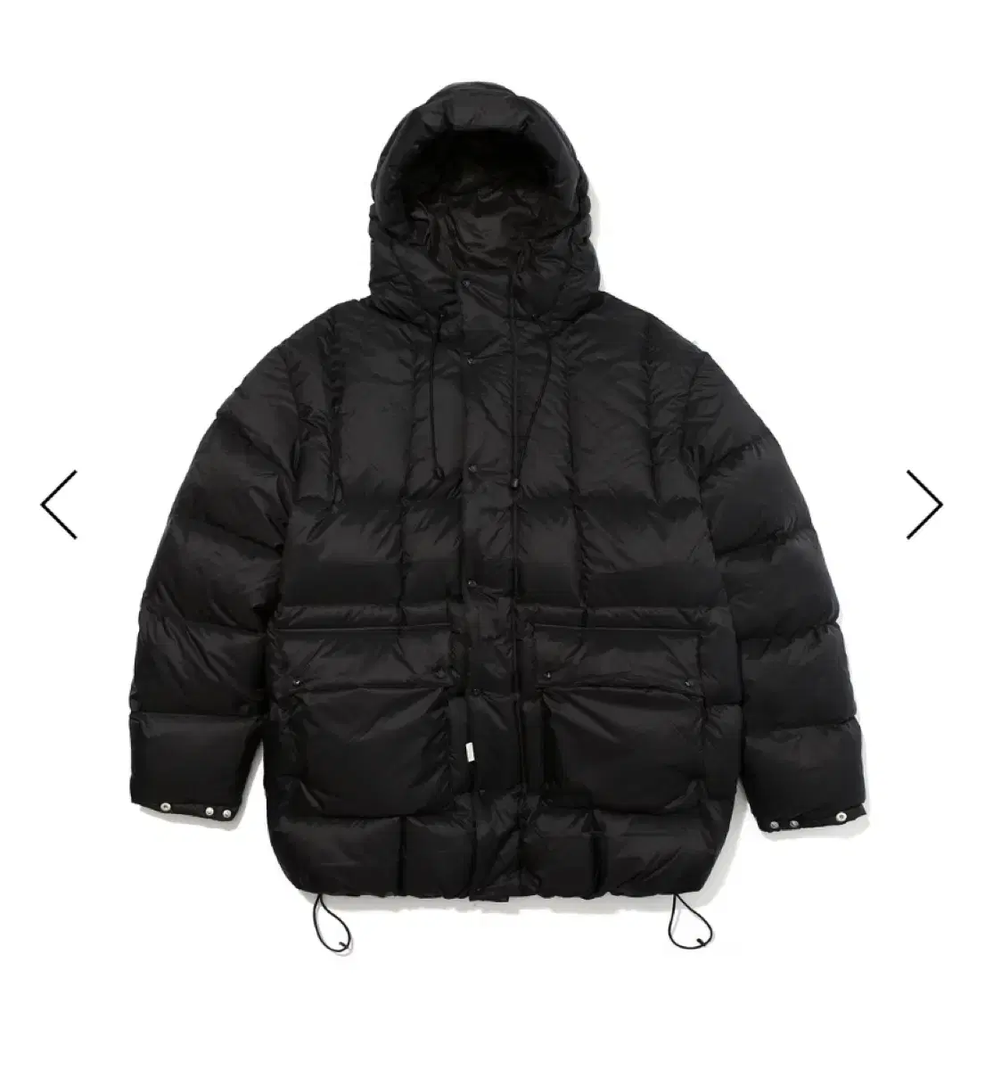 FetchSunday Polished Goose Challenger Storm Parka Padded (Black)