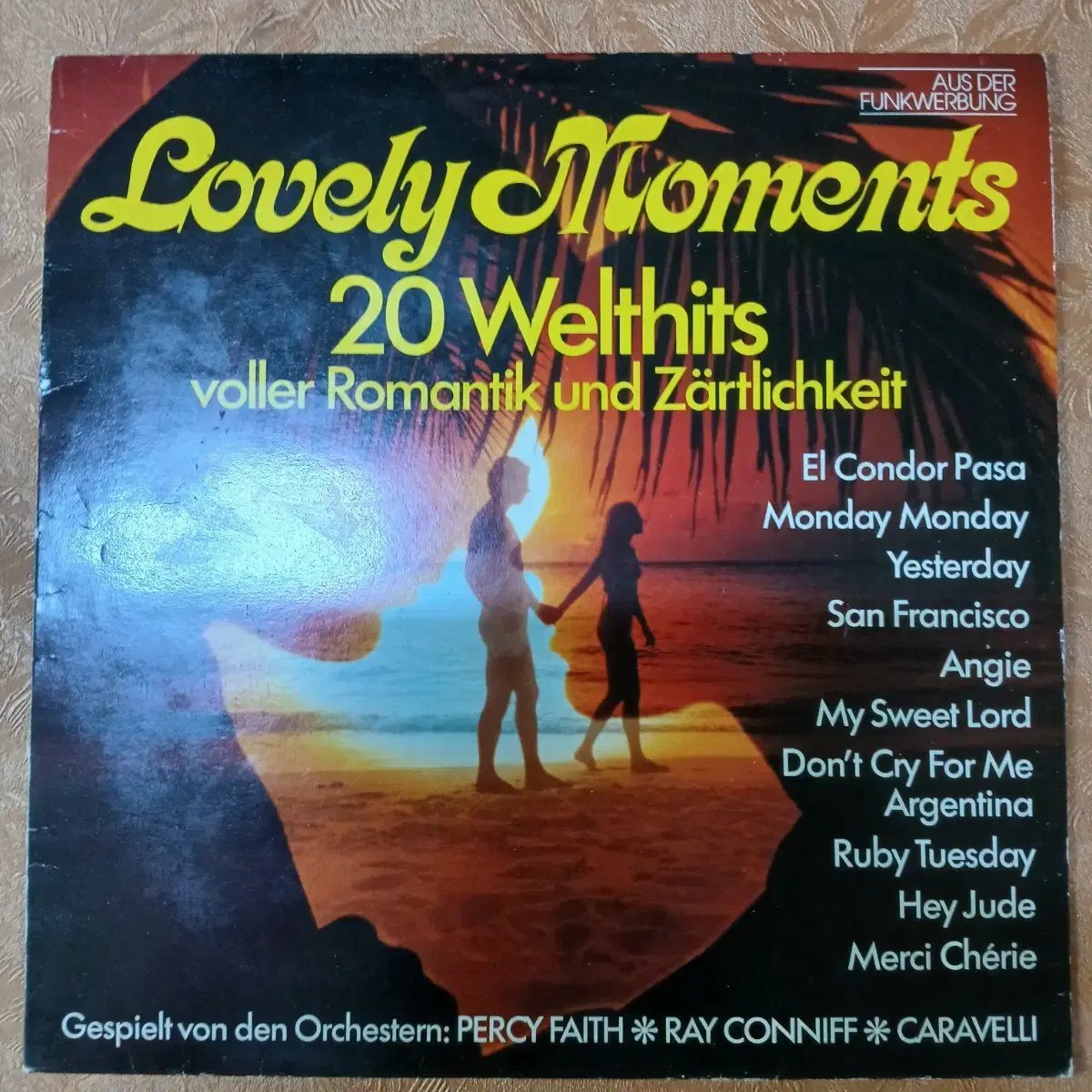 Lp중고 Lovely Moments 20 Welthits 음반 판매합니다