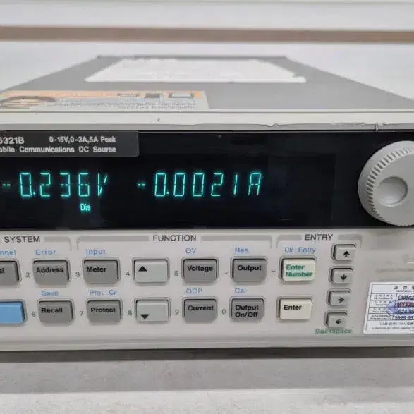 Agilent 66321B 15V 3A,5A DC Source