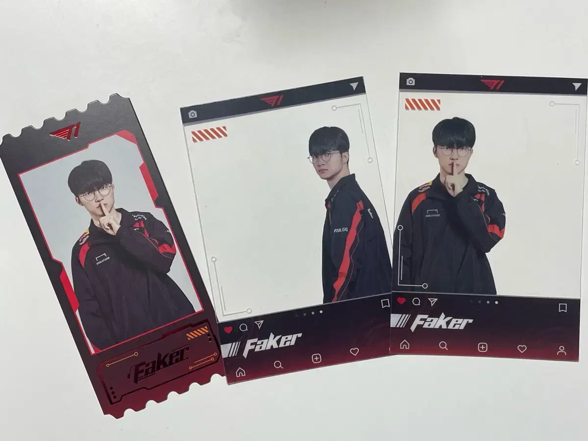 MSI T1 FAKER Photo Card, Ticket