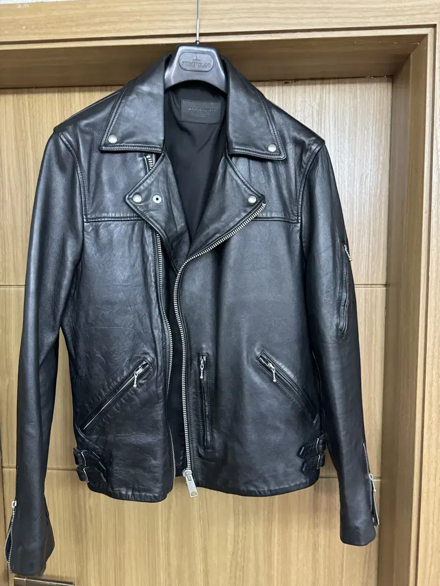 All Saints Biker Leather Jacket XL