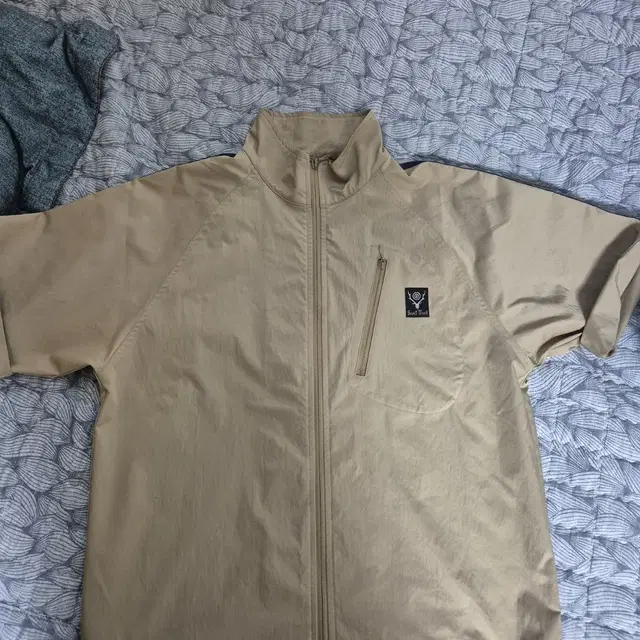 (M) 남이서팔 s/s zipped trail shirt