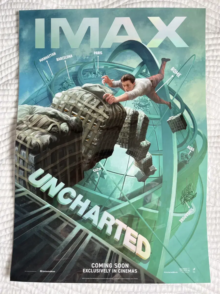 Uncharted Imax poster