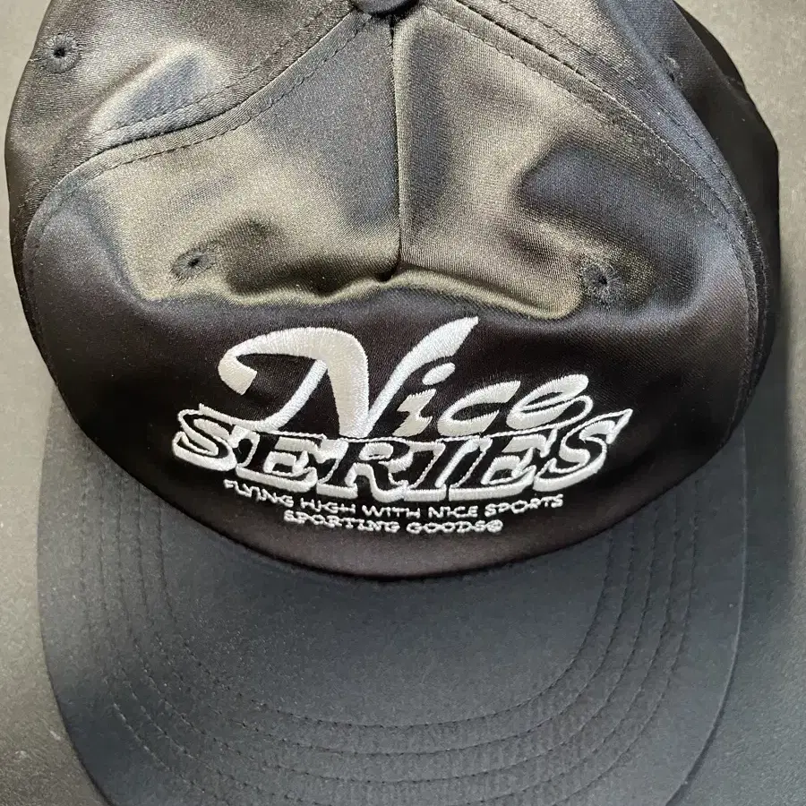 나이스웨더 컬래버 nice series 5-panel cap black