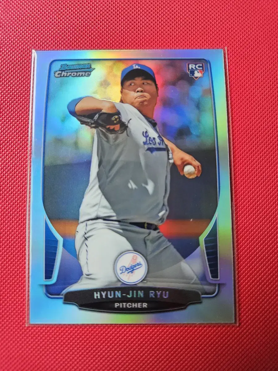 류현진 2013 Bowman Chrome RC 리플렉터 카드