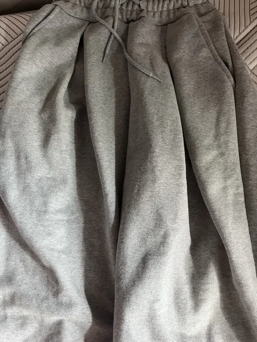 Two-Tuck Wide Sweatpants