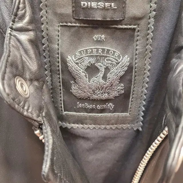 DIESEL 디젤 가죽 자켓(L)