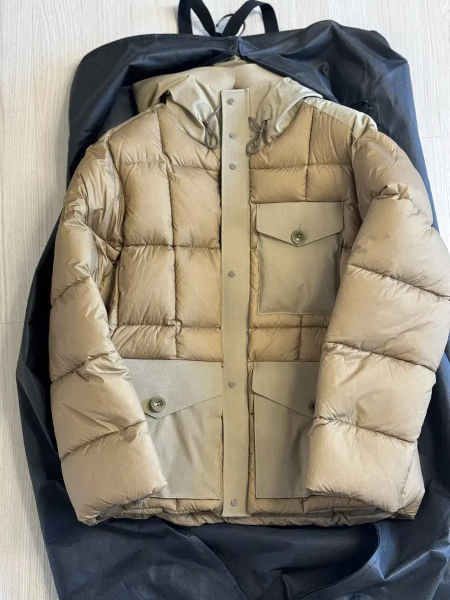 TEN Cargo Combo Down Jacket Brown 48