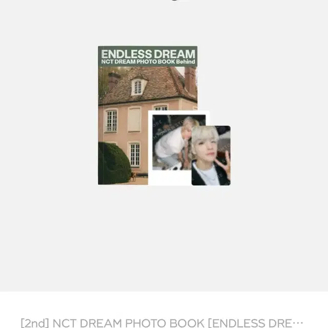 엔시티드림 ENDLESS DREAM 비하인드 포토북 폴라 포카 분철 양도