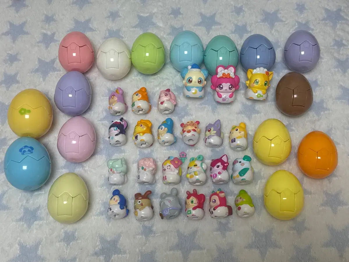 Bulk wts of 26 Egg Angel Cocoaming Classic Toy Figures